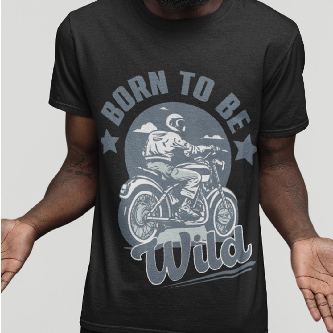 Born to be Wild: Vintage Bike Enthusiast T-Shirt