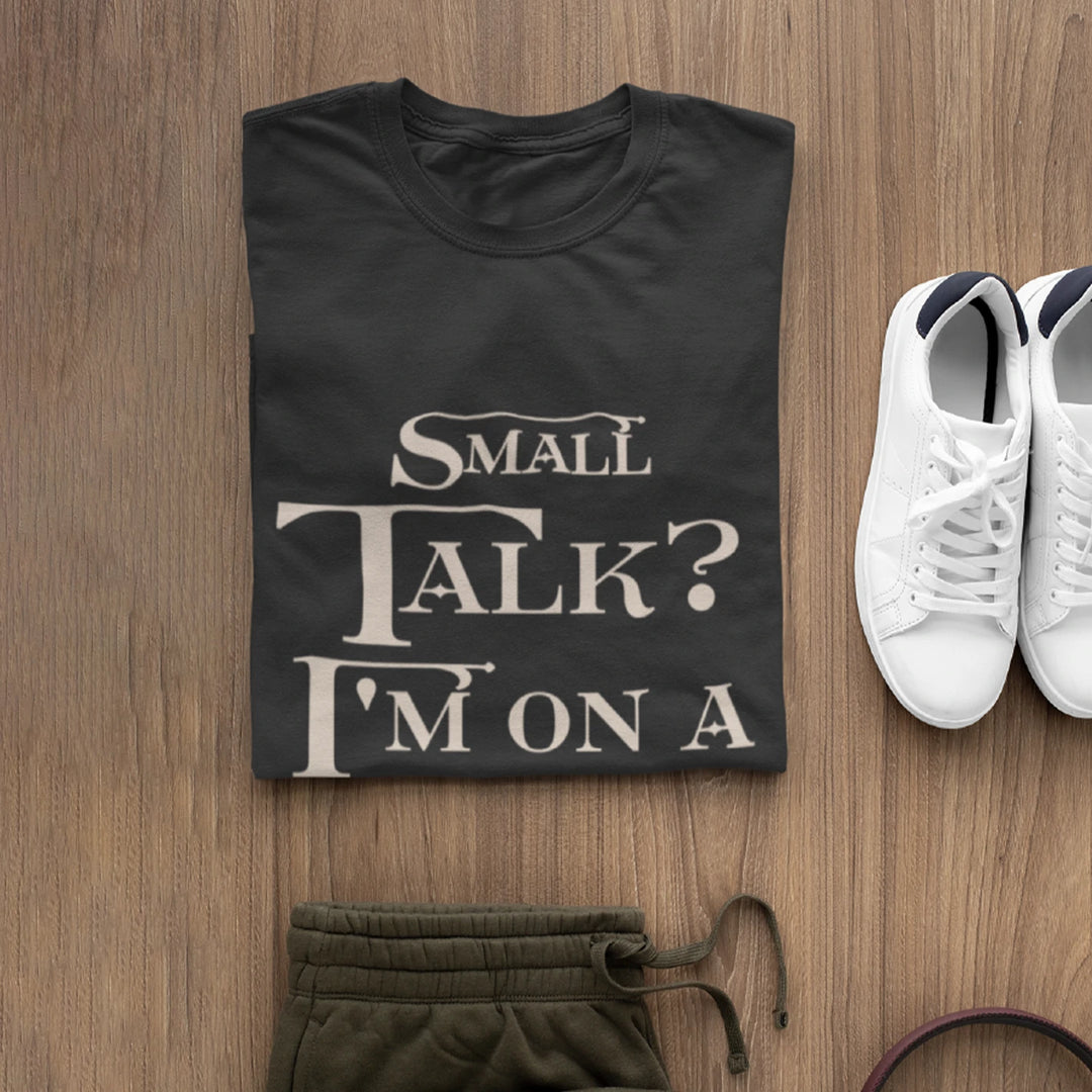 Small Talk "No Thanks" Regular Fit T-Shirt